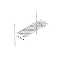 PIANO IN FILO BIANCO 80X30