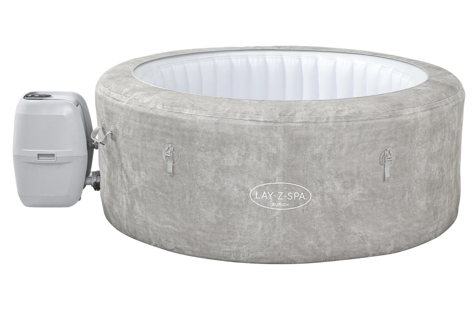 Bestway Lay-Z-Spa 60065 vasca idromassaggio e spa 669 L 4 persona(e) Rotondo Grigio