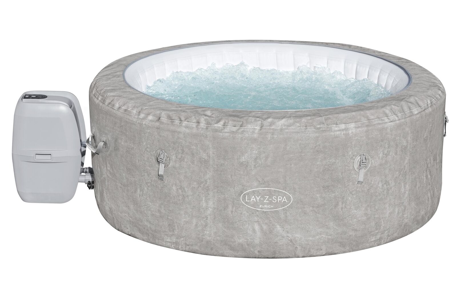 Bestway Lay-Z-Spa 60065 vasca idromassaggio e spa 669 L 4 persona(e) Rotondo Grigio