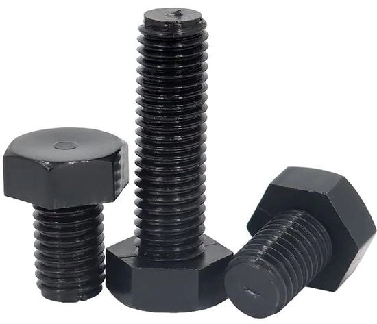 Viti in nylon a 5 facce - Completo con filo - Nero - M6x20mm - 30 pezzi - Adatti a diverse applicazioni