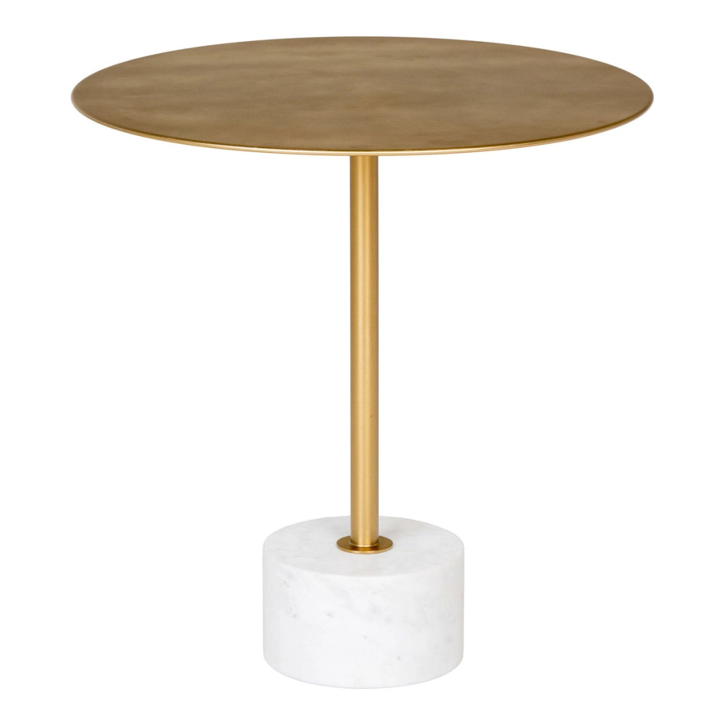 Tavolino Lecco, Ottone, Metallo, 51x51x52 cm