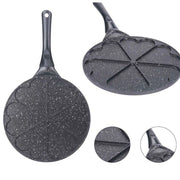 Trade Shop - Padella Antiaderente Per Pancake A 6 Fori Forma Cuore Accessori Per Cucinare -
