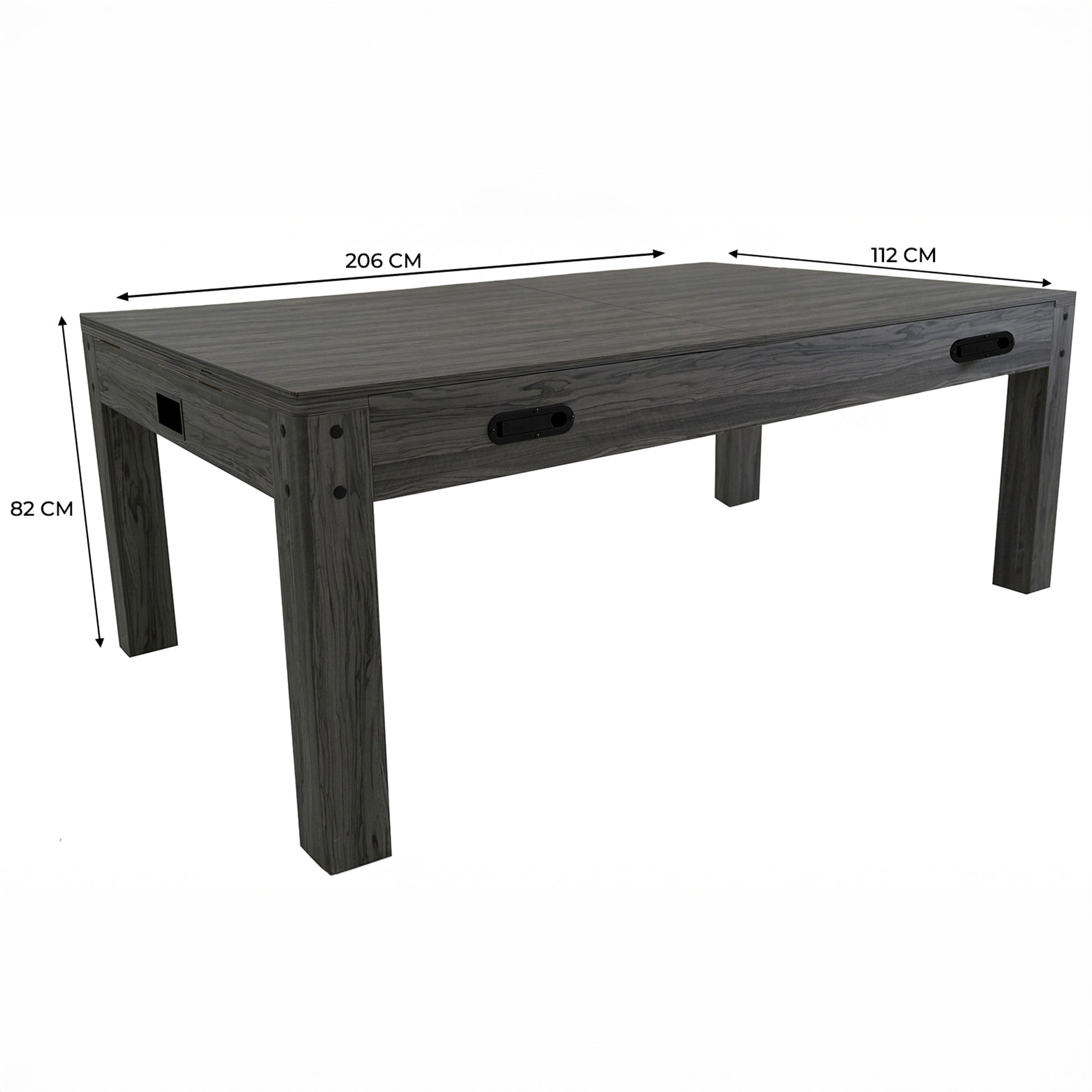 Tavolo Multigioco 7-in-1 213 cm (7ft) Grigio Biliardo Tennis Hockey
