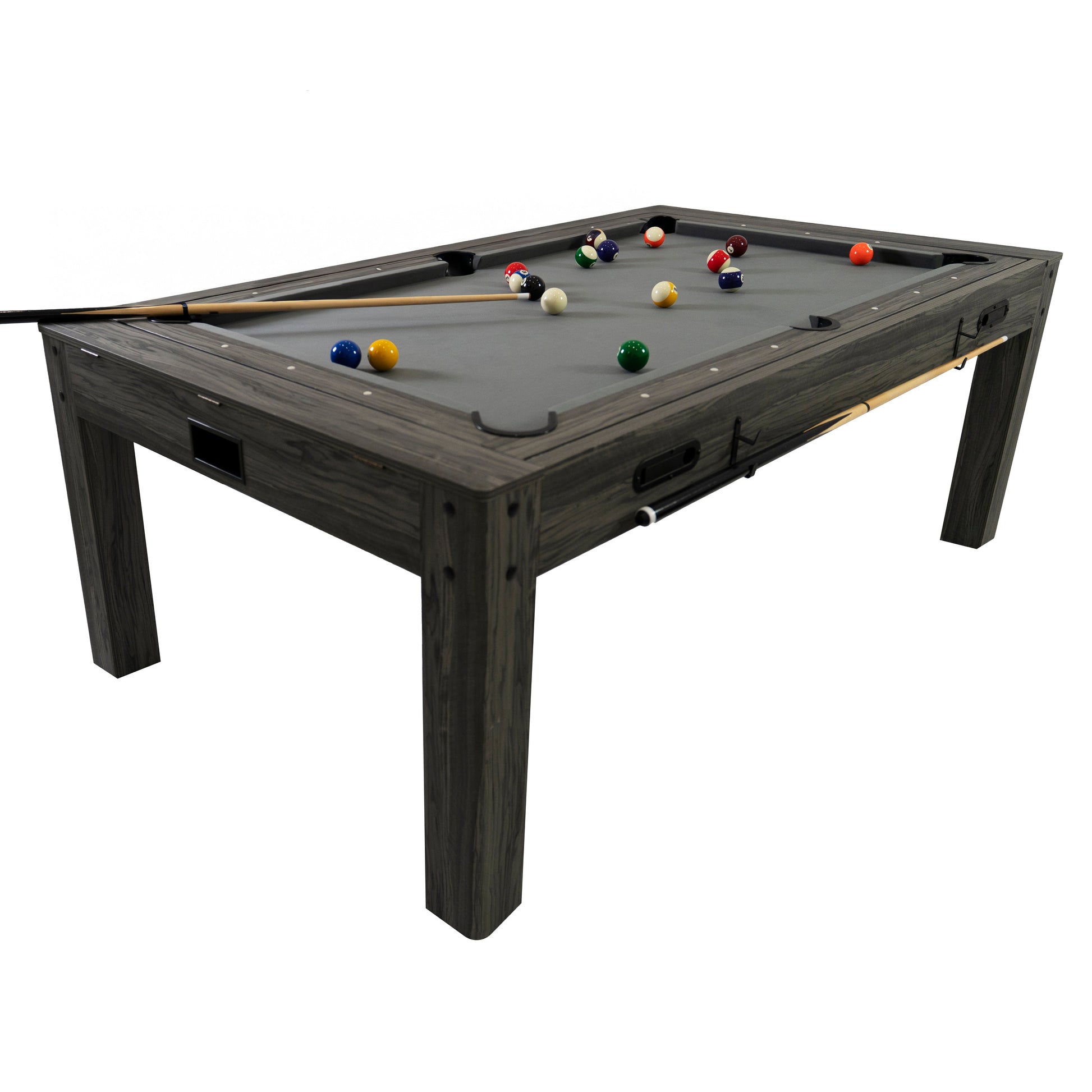 Tavolo Multigioco 7-in-1 213 cm (7ft) Grigio Biliardo Tennis Hockey