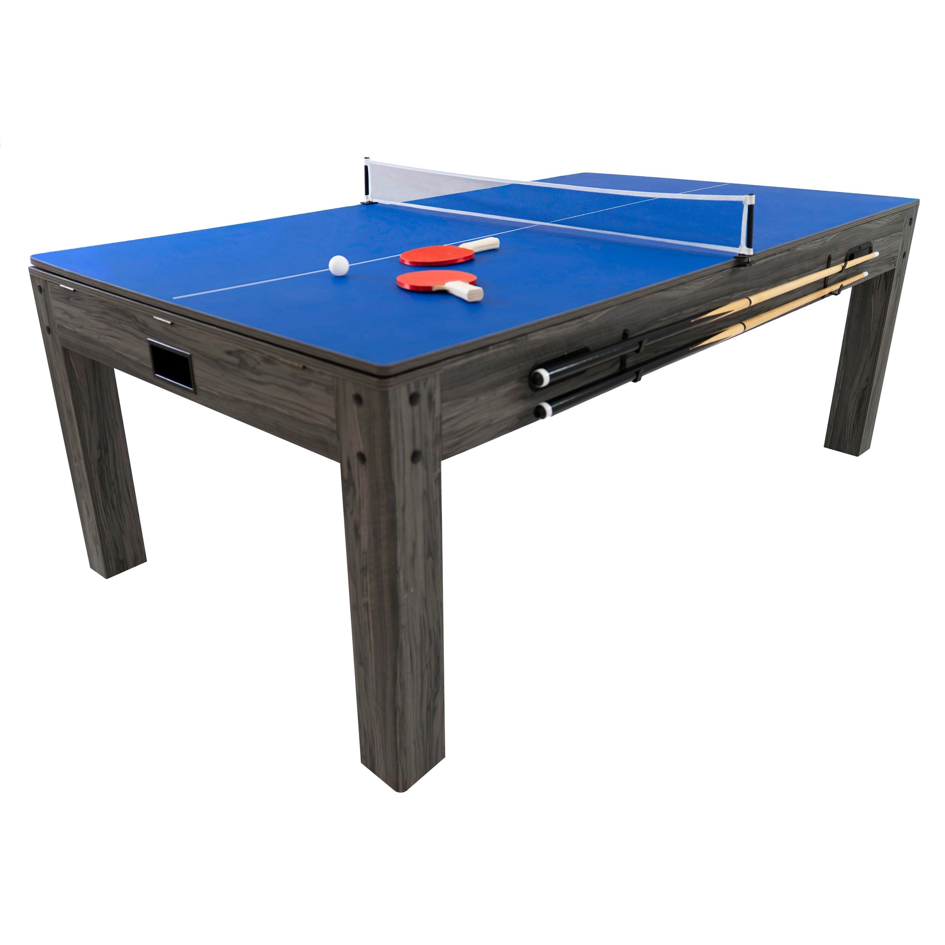 Tavolo Multigioco 7-in-1 213 cm (7ft) Grigio Biliardo Tennis Hockey