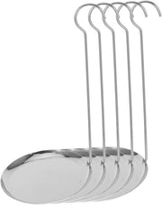 Set di cottura per omelette in acciaio inossidabile a 5 pezzi con spatola per pancake e cucchiaio da cucina per la preparazione di omelette e pancake in casa
