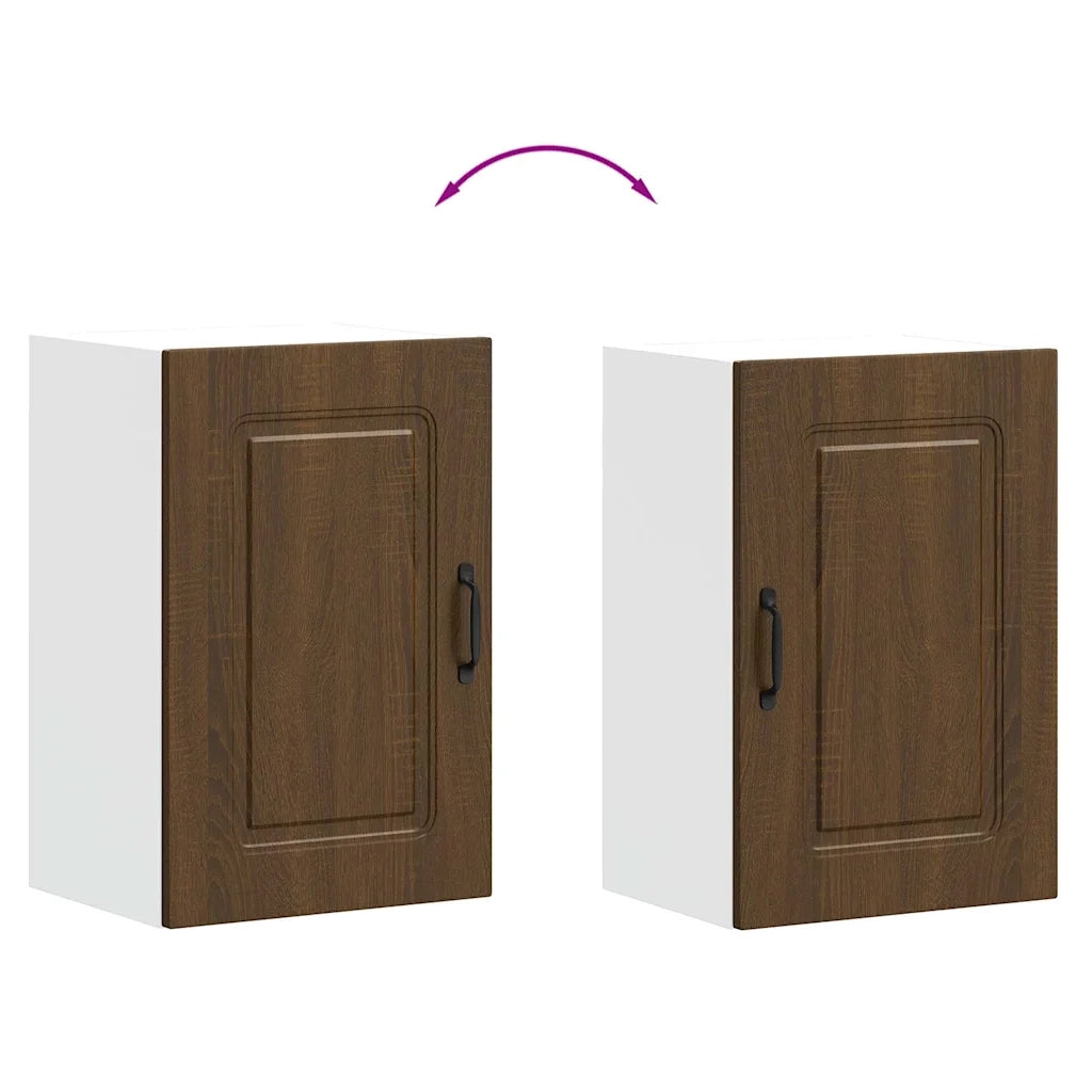 Pensile da Cucina Kalmar Rovere Marrone in Legno Multistrato