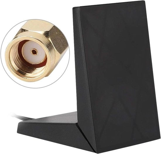 Antenna WiFi a doppio banda 24 GHz 5 GHz - alta potenza - connettore doppio RP-SMA