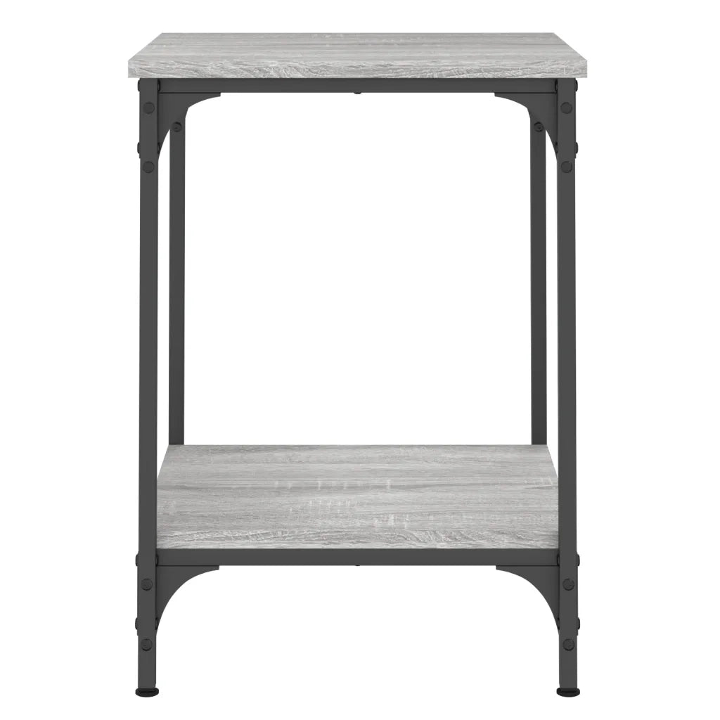 Tavolino da Salotto-Tavolino da soggiorno-Tavolo Grigio Sonoma 40x40x55 cm Legno Multistrato