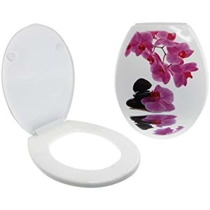 Fomax sedile wc in polipropilene, diametro 37 cm design  zen