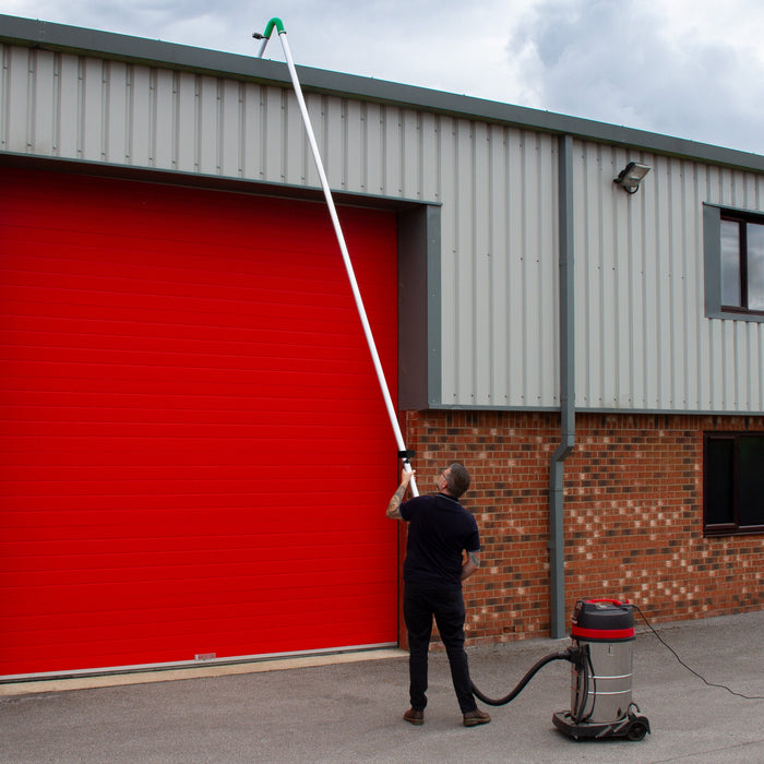 Kit aste 7,2m con telecamera 4K zoom 4x per pulizia grondaie e pluviali