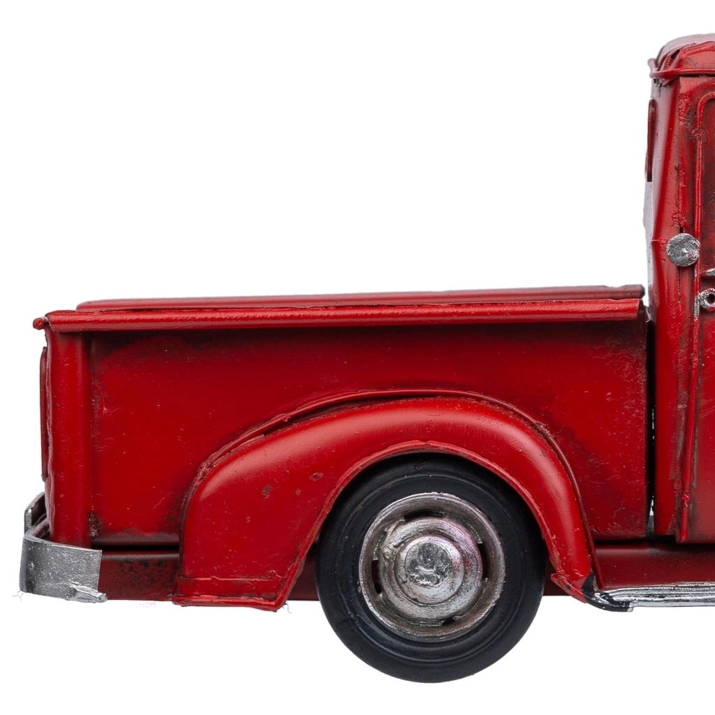 Furgone in metallo rosso 28x12x12h