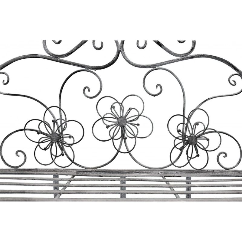 SCAFFALE FLORIANCE 4 PIANI BIANCO OSSIDATO