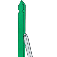 PALETTO PER RETE H125CM 30X30MM VERDE