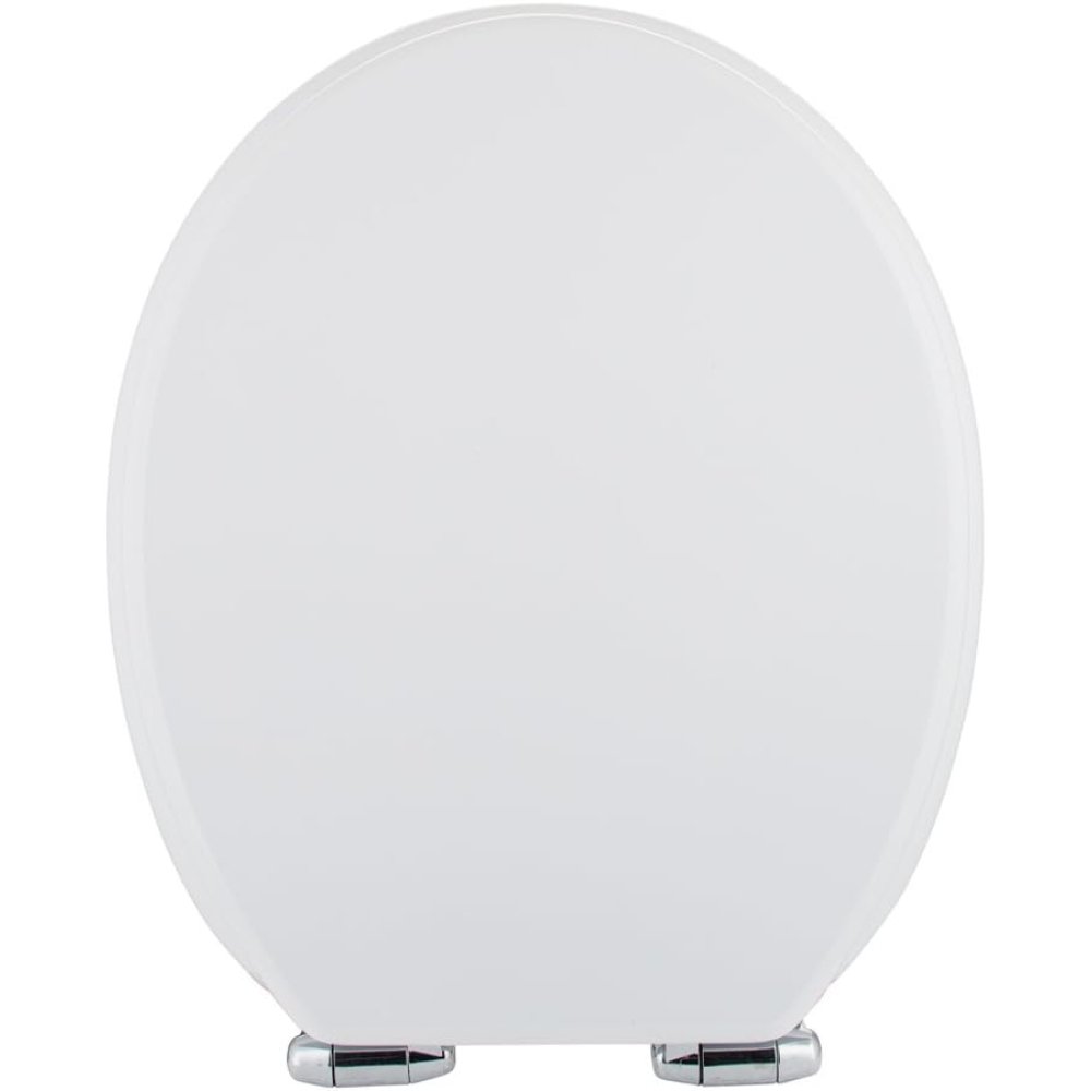 Home standard  - sedile wc in legno laccato bianco lucido, con c