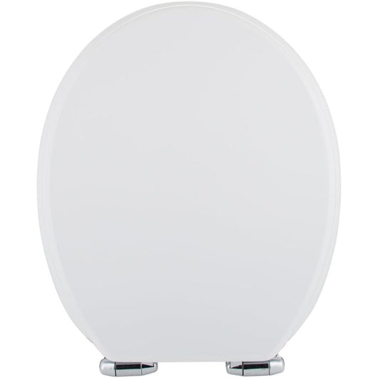 Home standard  - sedile wc in legno laccato bianco lucido, con c