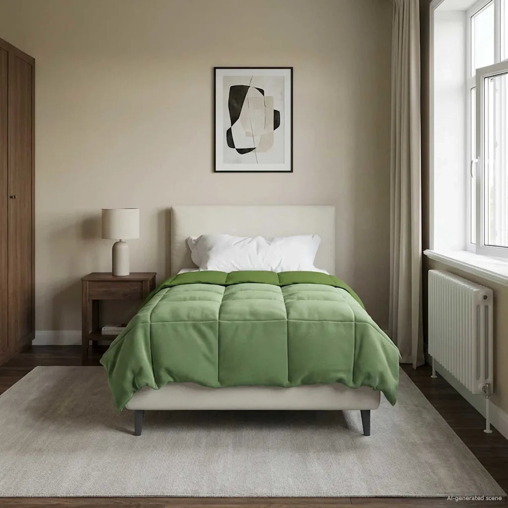 Piumino Letto Estivo 140 x 220 cm Estate Verde Traspirante 42025959