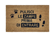 Zerbino Ingresso Casa In Fibra Di Cocco Con Base In Pvc  Dis6Zampa