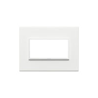 21654.17 Placca 4M Bianco Totale Eikon