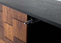 Mobile TV a 3 ante in legno di mango.