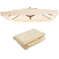 TELO RICAMBIO PER OMBRELLONE GIARDINO OASIS 3X2 3X3 3X4 ECRÙ COPERTURA ESTERNO 3 X 3