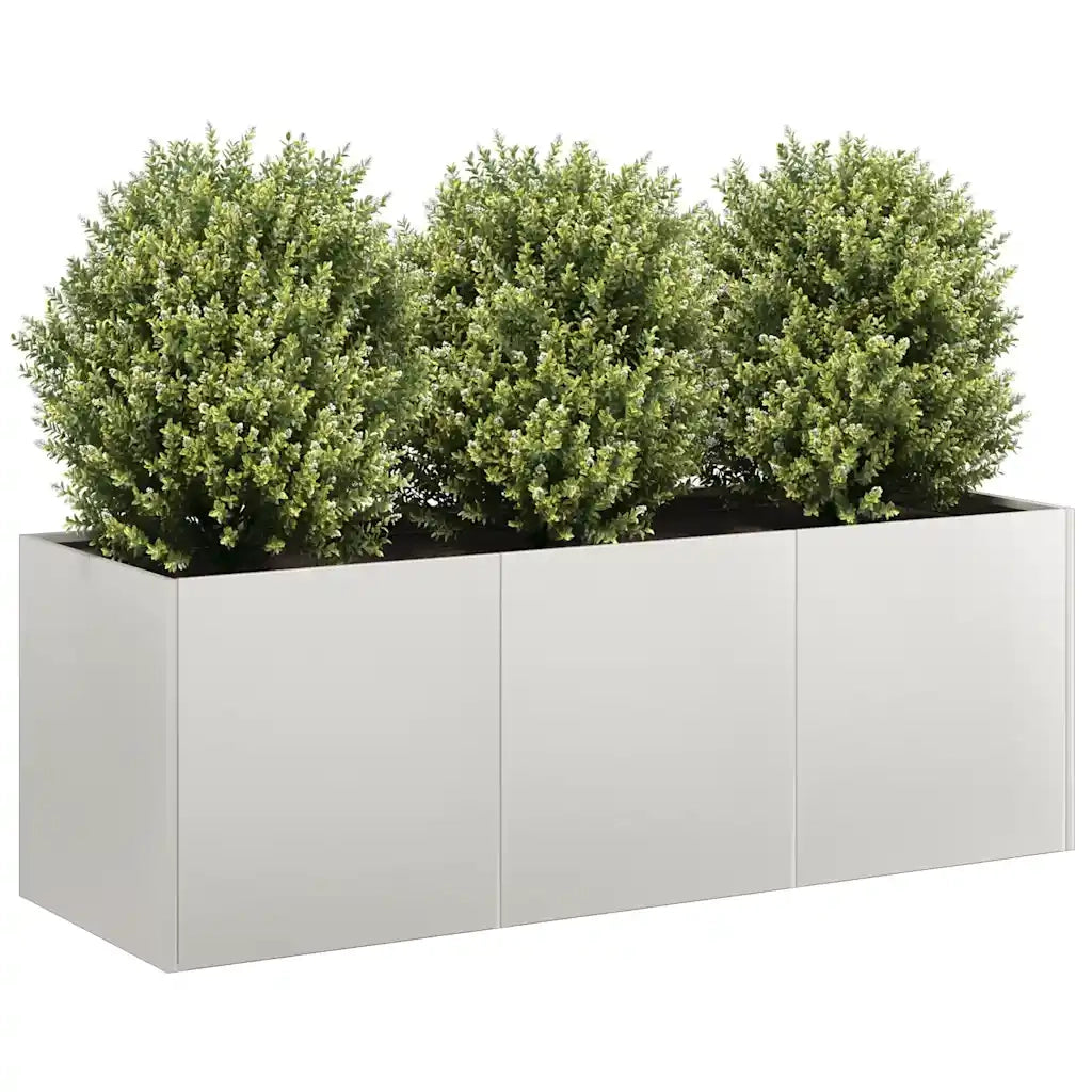 Fioriera 120x40x40 cm in Acciaio Inox 860679