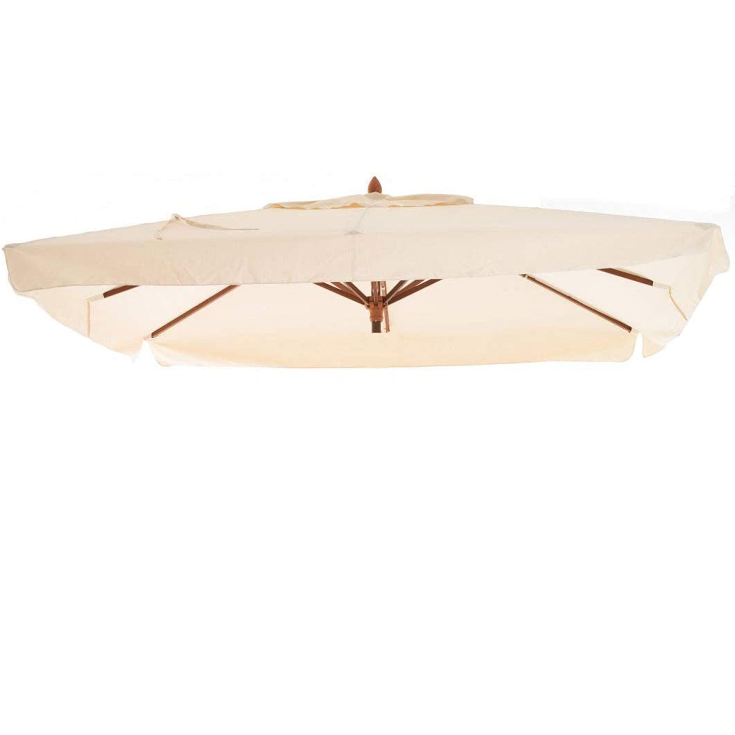 TELO RICAMBIO PER OMBRELLONE GIARDINO OASIS 3X2 3X3 3X4 ECRÙ COPERTURA ESTERNO 3 X 3