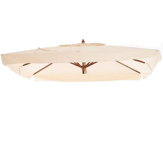 TELO RICAMBIO PER OMBRELLONE GIARDINO OASIS 3X2 3X3 3X4 ECRÙ COPERTURA ESTERNO 3 X 3