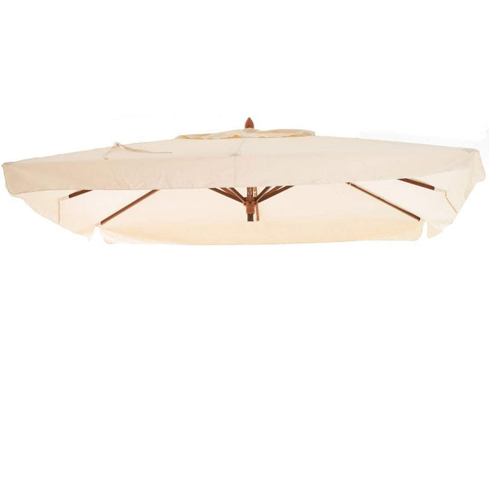 TELO RICAMBIO PER OMBRELLONE GIARDINO OASIS 3X2 3X3 3X4 ECRÙ COPERTURA ESTERNO 3 X 3