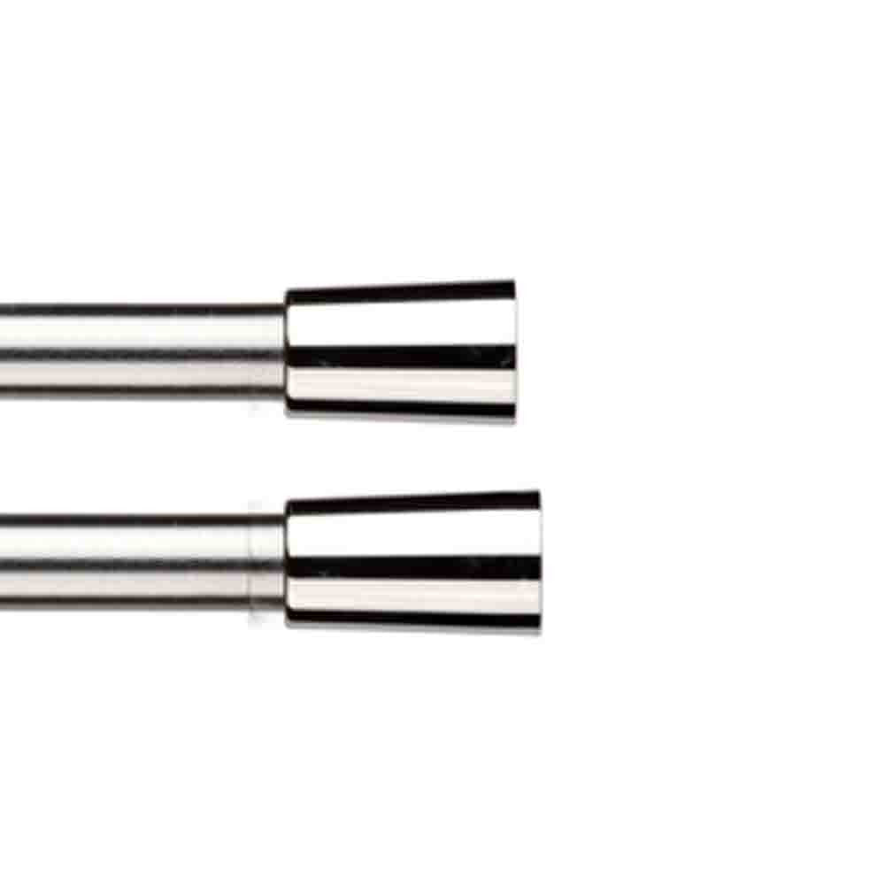 Flessibile per doccia retinato metallizzato in pvc atossico 120 cm