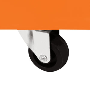 Carrello portautensili a 3 livelli con cassetto con serratura e ruote per officine e garage