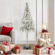 Albero di Natale con 150 LED Bianco 150 cm PE e Acciaio 3396212