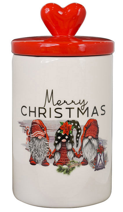 Contenitore Natalizio Ø11,5 cm in Ceramica