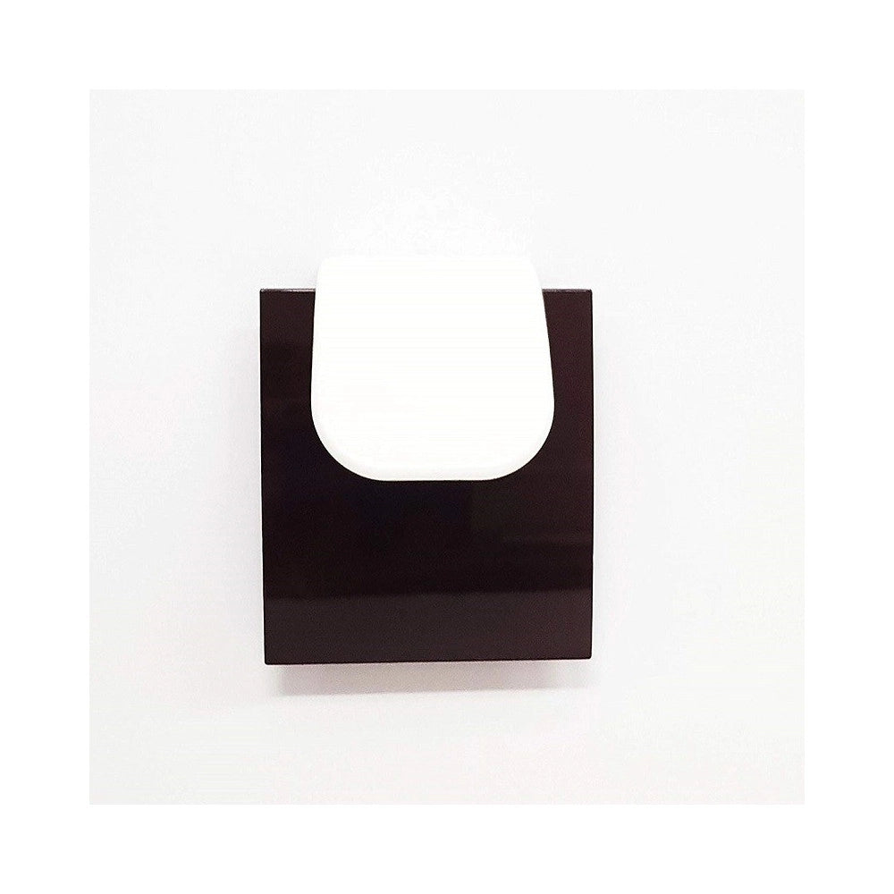 Trade Shop - Set 2pz Gancio Adesivo 2.5kg 6x6x4cm Plastica Guardaroba Appendiabiti Bambini Cucina -