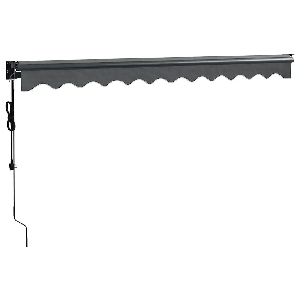 Tenda Sole Automatica Retrattile Antracite 3,5x2,5 m