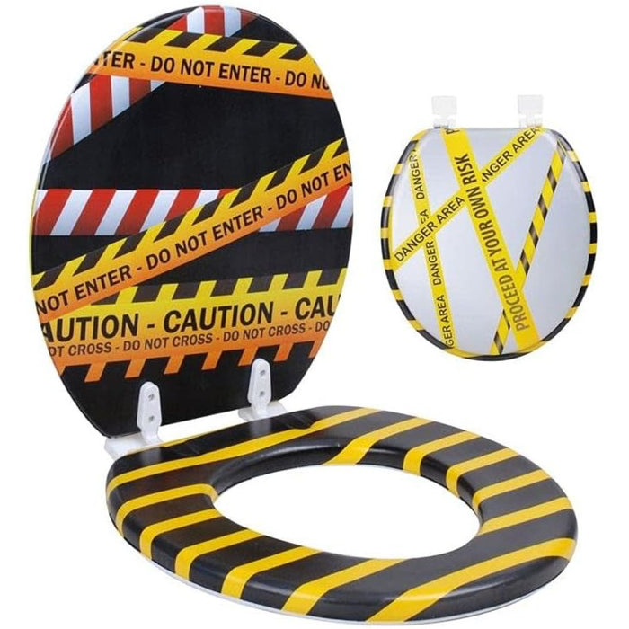 Sedile wc pericolo scena di crimine