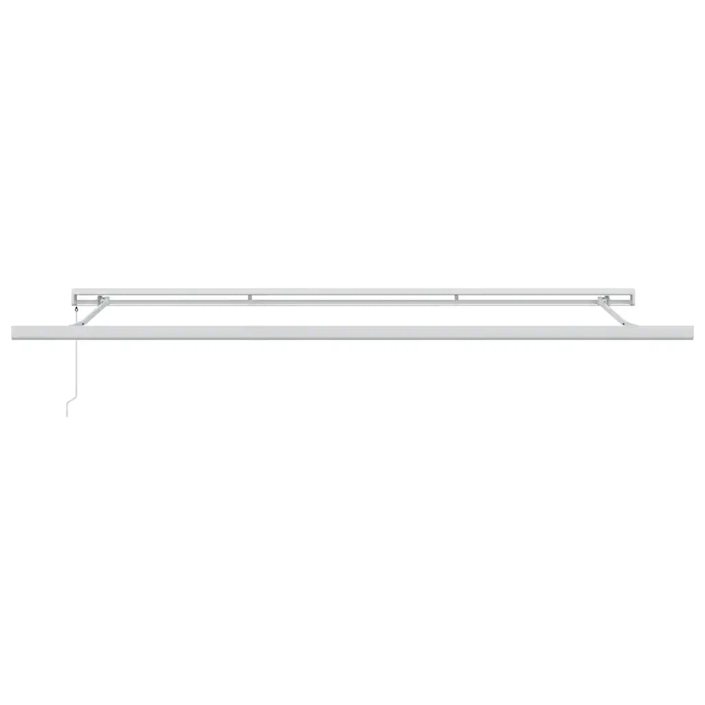 Tenda Retrattile Antracite e Bianca 4,5x3 m Tessuto e Alluminio 3216126