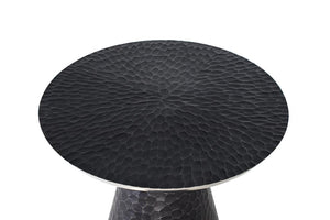 Tavolino rotondo in alluminio