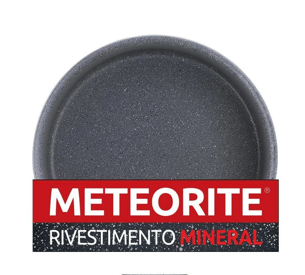 Lagostina 2100127317 Ingenio Mineralis Tegame Antiaderente 24 cm Alluminio Riciclato Manico Amovibile Induzione colore Grigio