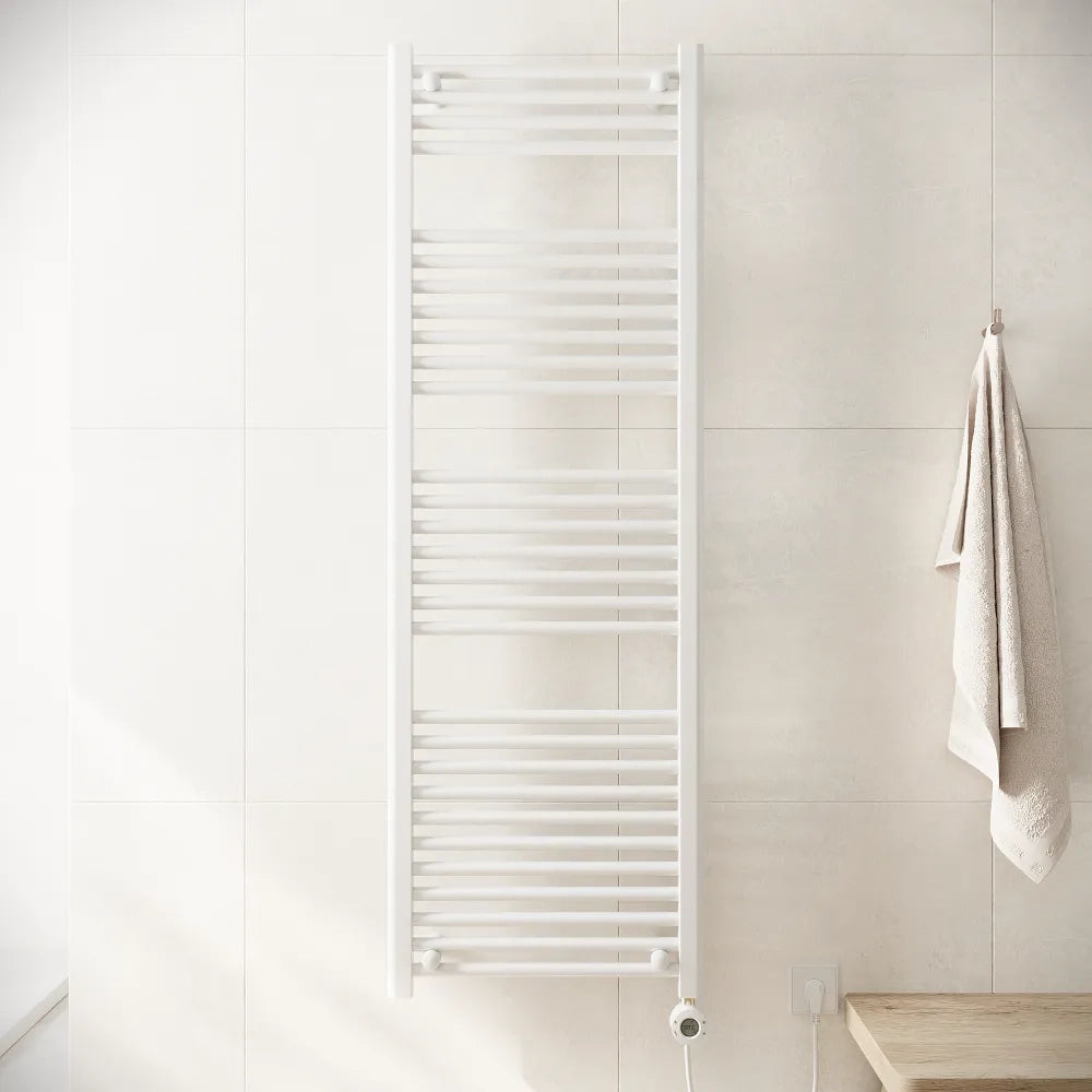 Termoarredo elettrico 1600x500 bianco lucido interasse 450 | Polaris