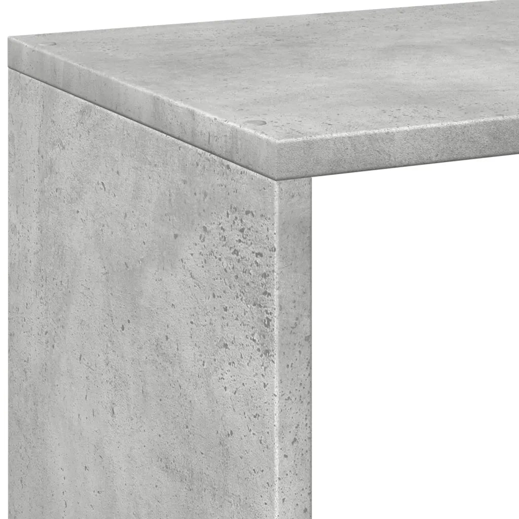 Libreria Divisorio Grigio Cemento 69,5x29x69,5 cm in Truciolato 858006