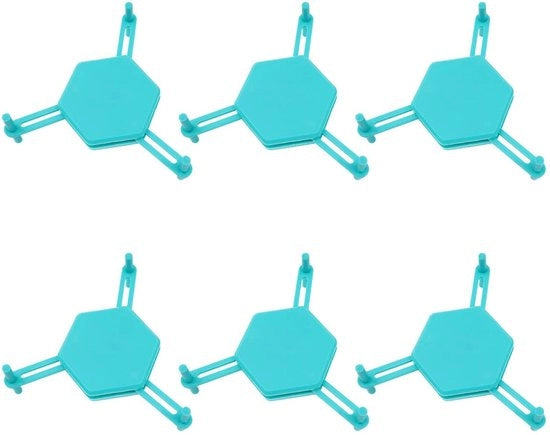 Set di Ciotole per Caffè da 6 - Estensibili - Stivabili - Sostegno per Ciotole - Plastica - Organizzazione delle Ciotole - Sostegno per Ciotole