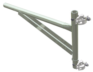 mensola a bandiera in acciaio zincato cm.45x88 p=250 cod:ferx.2168