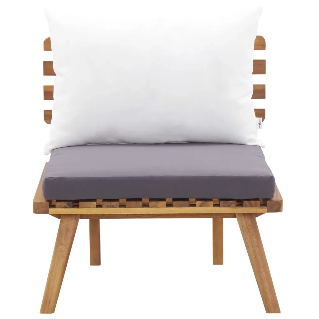 Set Divani da Giardino 5 pz | Set Salotto da Giardino in Legno Massello di Acacia
