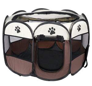 Valora RETE PER CANI/GATTI Pieghevole in Tessuto Marrone Design Resistente x20