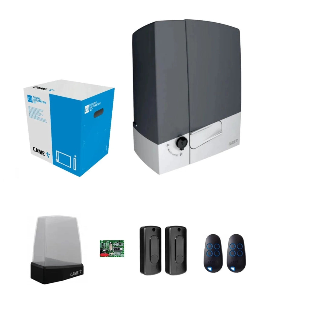 KIT AUTOMAZIONE PER CANCELLI SCORREVOLI MAX 18MT E 600KG CAME KIT BXV 8K01MS-004
