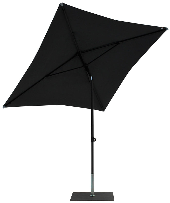 Ombrellone da Giardino 2x2 m Palo Ø38 mm in Alluminio Tessuto Poliestere Trend Antracite