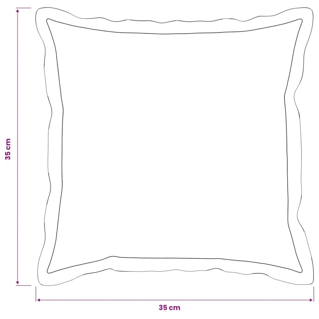 Federa 2 pcs HOUTEN Grigio Scuro 35 x 35 cm Lino 916347