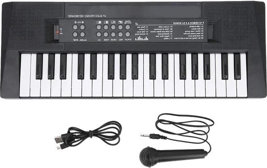 Tastiera Elettronica Portatile BF-3738 Tastiera Musicale Con Microfono - Strumento Musicale Elettronico.