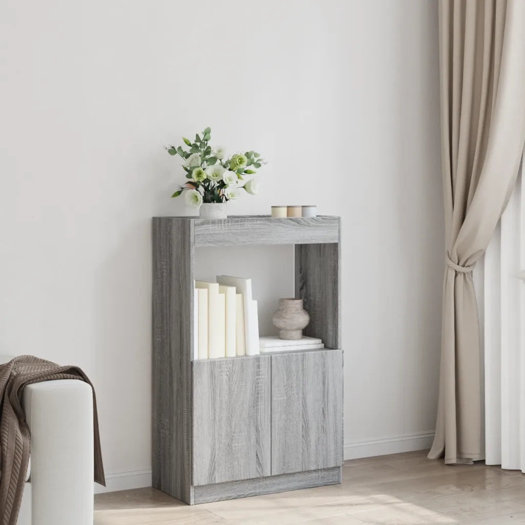Credenza Grigio Sonoma 63x33x100 cm in Truciolato 855102
